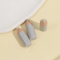 Ciondolo a matita grigia in resina per orecchini fai-da-te con design 3D realistico - Grigio