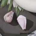 Pink conch shell acrylic beads 20mmx12mm with gradient effect for DIY jewelry making - Pink & White Conch Style (No. 1) / 1 Piece/Pack (20x12mm)