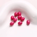 Cuentas de turquesa ovaladas color magenta para joyería DIY y pulseras - Estilo Ovalado (125#) / 1 Pieza / Rosa Roja