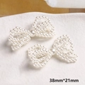 Dettaglio di fiocchi di perle fatti a mano 38x21mm per gioielli fai da te e accessori - Stile Fiocco Piccolo (6#)