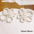 Dettaglio di ciondoli a fiore con perle da 52mm per fai da te e creazione gioielli - Stile Fiore Multistrato (23#)