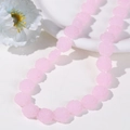 Perles roses translucides en résine en forme de rose pour la création de bijoux DIY - 1 Pièce / Rose Gelée