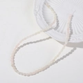 6mm oval pink moonstone beads on a strand for DIY jewelry making and handmade crafts - Light Pink