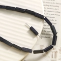 Sparkling dark blue rectangular sandstone beads for DIY jewelry and bracelets - Square 10 / 1 Piece / Dark Blue