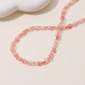 Close-up of pink translucent butterfly-shaped beads for jewelry making accessories - Small Butterfly Style (18#) / 1 Piece / Pink