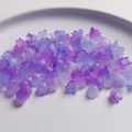 Perles en acrylique muguet violet dépoli pour la création de bijoux floraux DIY - 6# Bleu Violet
