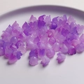 Perles fleurs de muguet en acrylique violet clair pour fabrication de bijoux DIY - Rouge Pourpre