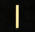 Pendentif barre rectangulaire minimaliste en acier inoxydable doré poli - Pendentif Uniquement (Sans Chaîne) - Couleur Or