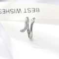 Adjustable silver snake ring featuring realistic scale texture and a wrap-around design - Snake Style (126 Steel Color)