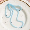 Light blue faceted beaded fringe strand for DIY jewelry making and handmade crafts - 1 Piece / Sky Blue