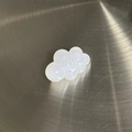 Ciondolo a nuvola bianca traslucida vintage francese in resina per orecchini e gioielli - Accessorio Gelatina / Bianco Gelatina Traslucido