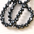Perle in vetro da 10mm a pois neri e bianchi per gioielli fai-da-te e accessori fatti a mano - 1 Pezzo / Nero