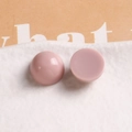 Demi-perle en résine vieux rose 12mm pour bijoux DIY et pinces à cheveux - Rose Violet (1)