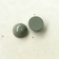 Cabochon in resina grigio-verde lucida per orecchini fai-da-te e accessori per capelli - verde-grigio