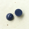 Perline cabochon in resina blu scuro lucido per gioielli fai-da-te e accessori capelli - Blu scuro