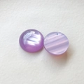Dettaglio di perle tonde in resina viola occhio di gatto per gioielli fai da te - Viola uva / 18mm