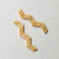 Détails d'accessoires en acrylique ondulé avec motif marbré pour bijoux DIY - Dents de Scie Marbre