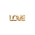 Vintage style 18k gold plated LOVE letter locket pendant for DIY jewelry making - Love Charm (Single Accessory)