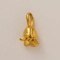 Ciondolo a forma di mughetto in acciaio inossidabile placcato oro 18K per gioielli fai da te - Pendaglio Fiore di Maggio