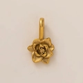 Pendaglio fiore di nascita di dicembre in acciaio inossidabile placcato oro 18K - Ciondolo Fiore di Luglio