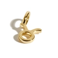 Polished 18k gold plated stainless steel Taurus zodiac charm pendant for DIY necklaces - Taurus Zodiac Symbol Pendant Only (Without Chain)