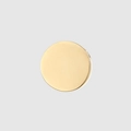 Polierter goldener Edelstahl-Rundanhänger für DIY-Schmuckherstellung und Handwerk - Runder Stil (YP25281) / Gold