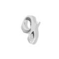 Polished silver stainless steel letter g pendant charm for DIY jewelry making - Letter G (Silver)