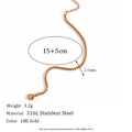 18K gold plated 316L stainless steel box chain bracelet with adjustable lobster clasp - 2mm Box Chain Gold