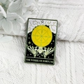 Green Wheel of Fortune Tarot charm accessory in acrylic for DIY Halloween jewelry - The Wheel Of Fortune Tarot Style (3)