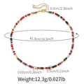 Detail view of handmade tiger eye beaded necklace with adjustable gold clasp and pearls - Multicolor Cylinder Beads Freshwater Pearl Necklace (KN0586)