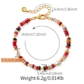 Bohemian beaded bracelet with tiger eye stones and freshwater pearls in vibrant colors - Colorful Round Beads Freshwater Pearl Bracelet (KB0783)