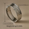 Silver alloy cuff bracelet with liquid metal texture and ripple design for women - Irregular Hammered Silver Cuff (SZ60800-2)