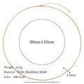 Halskette aus 316L-Edelstahl mit 18-Karat-Goldbeschichtung und 2mm Box-Kette - Venezianerkette / 2mm (80cm+10cm) / Gold