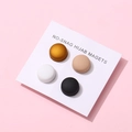 Matte finish magnetic hijab pins set in gold, nude, white and black for scarves - Multicolor Combo (Gold/Skin/White/Black)