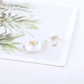 Diamantvormige hars bedeltjes met gouden schelpen voor DIY sieraden maken - Gouden Schelp Helder Stijl (4)
