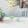Pendentifs miniatures en résine de boisson verte pour la création de bijoux DIY - Green Lemon (5)