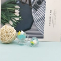 Pendentifs mini tasses de bière bleues en résine avec citrons pour bijoux DIY - Coupe de Boisson de Simulation Citron Bleu (YZ203-2)