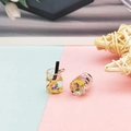 Mini-Getränkeanhänger aus Harz mit bunten Fruchtscheiben und Strohhalmen für DIY-Schmuck - Süßigkeit 1