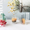Miniature resin bubble tea pendants for DIY handmade earring and necklace jewelry - Brown Black Bean
