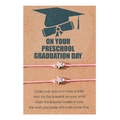 Braccialetti dei desideri per diploma d'infanzia con cordoncini rosa e stelle - Graduazione Prescolare-Stella-Rosa