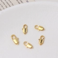 Macro shot of 18K gold plated heart lobster clasps for DIY jewelry making sets - 10 Style / Gold