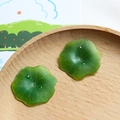 Dettaglio di accessori per capelli a foglia di loto con venature e gocce d'acqua - 07# Stile Foglia di Loto 03 (30mm)
