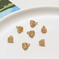Detailed macro view of gold lotus pod charms for DIY jewelry making and handmade crafts - Lotus Pod (02#) / Retail Price