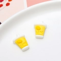 Miniature lemon drink resin charm with LEMO lettering for DIY craft and phone case - Drink Cup Shape (02#)