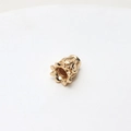 Polished gold tulip flower petal pendant bead for DIY jewelry making accessories - Tulip Relief Flower Head (6#)