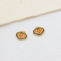 Sand gold Ruyi lock charms with traditional cloud patterns and auspicious symbols - Auspicious Cloud Style (11#)