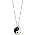 Hip-hop stijl yin yang tai chi hanger ketting met zilveren ketting voor koppels - Tai Chi Ketting (O-ketting)