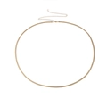Sexy minimalistische goldene Schlangenkette als Taillenkette mit verstellbarem Verschluss - Gold