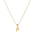 Minimalist gold stainless steel Scorpio zodiac symbol pendant necklace for women - Scorpio Pendant Only (Without Chain)