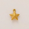 Sternförmiger 18K vergoldeter Edelstahl Anhänger Zubehör für DIY Schmuckherstellung - Pentagramm